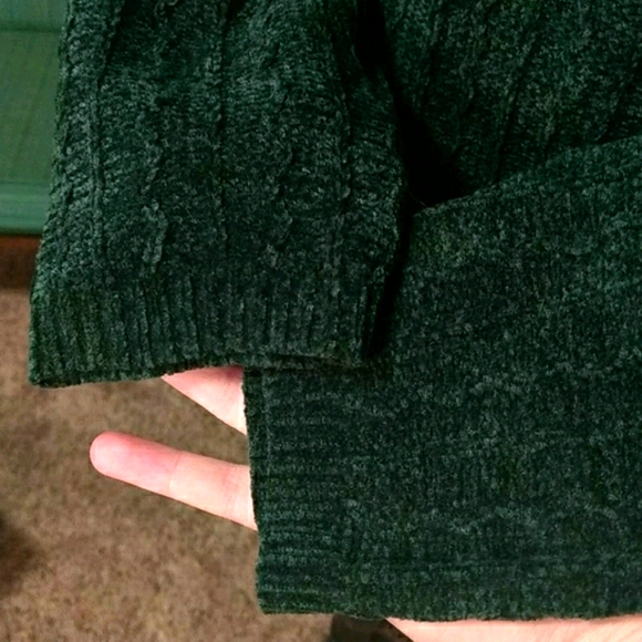 Vintage Northern Getaway Green Knitted Sweater - Picture 5 of 7